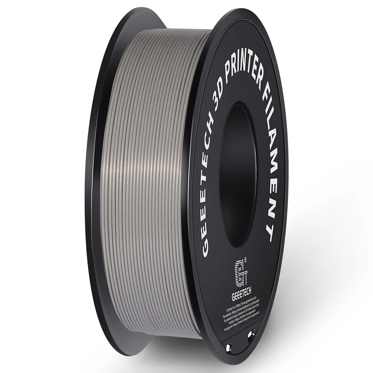 Geeetech Gray PLA Filament – 1 kg, 1,75 mm