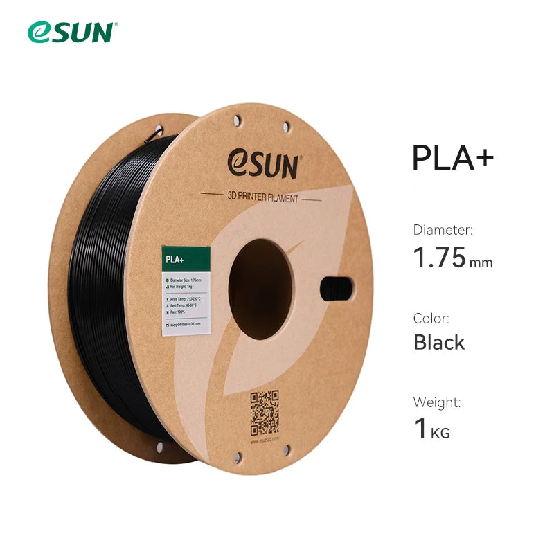 eSUN PLA + Black – Zuverlässig und vielseitig für deinen 3D-Druck